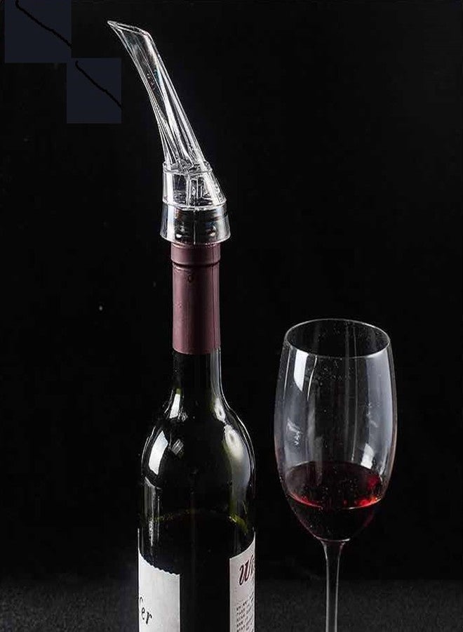 Kit-Home Wine Pourer 2pcs Premium Wine Aerator Pourer Professional Quality Wine Aerator Pourer Spout 2 Packs - Image 5
